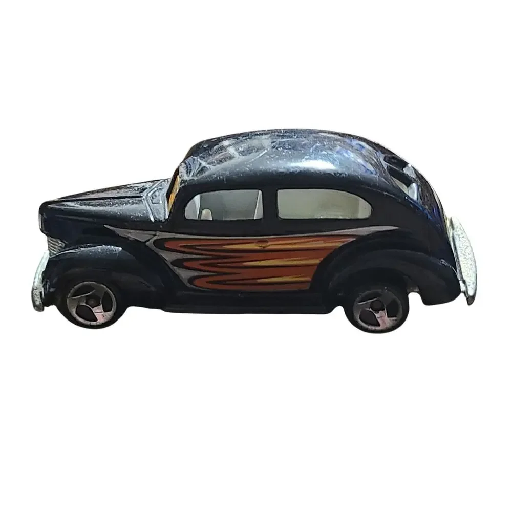 2001 HOT RODS Exclusive 40's FORD 2-DOOR black;white;3sp loose Hot Wheels